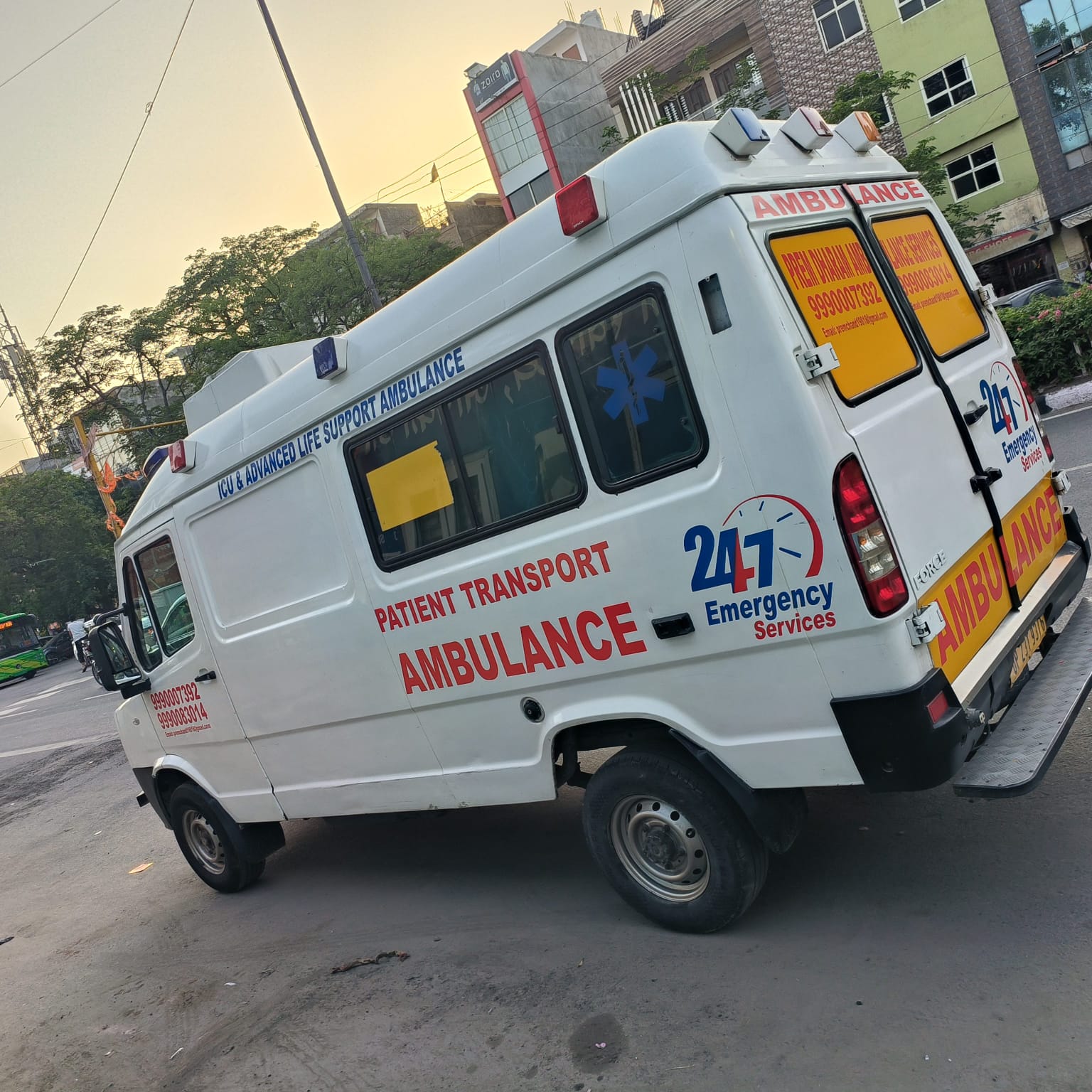 ICU Ambulance with Medical Equipment